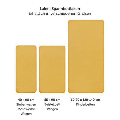 SPANNBETTLAKEN Jersey aus natürlicher Baumwolle, Oeko-Tex Zertifiziert