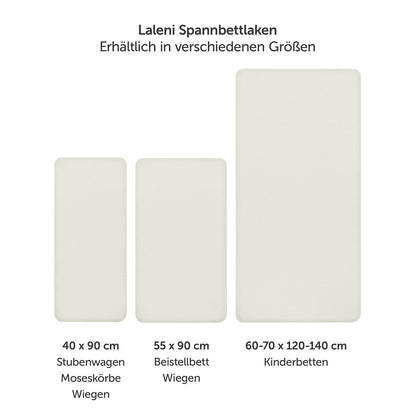 SPANNBETTLAKEN Jersey aus natürlicher Baumwolle, Oeko-Tex Zertifiziert