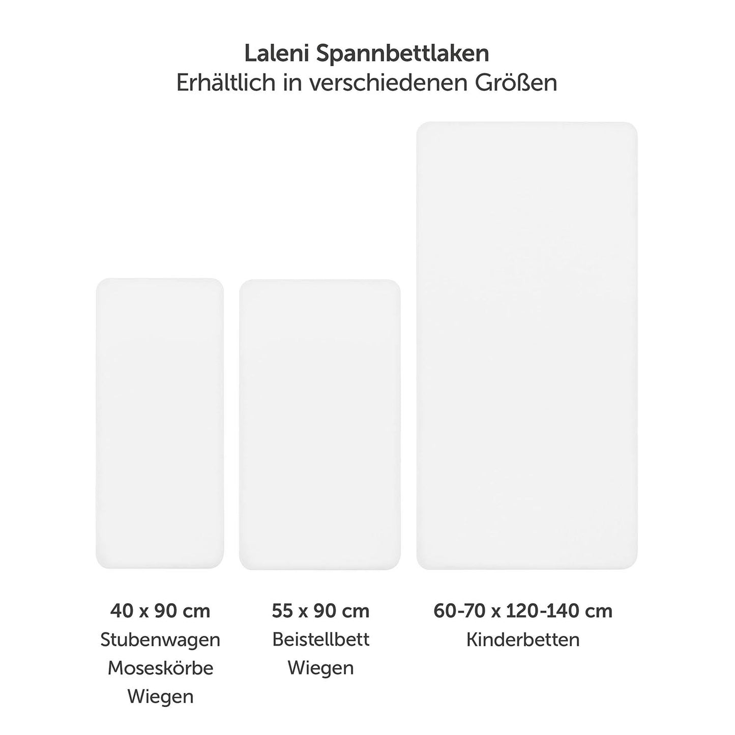 SPANNBETTLAKEN Jersey aus natürlicher Baumwolle, Oeko-Tex Zertifiziert