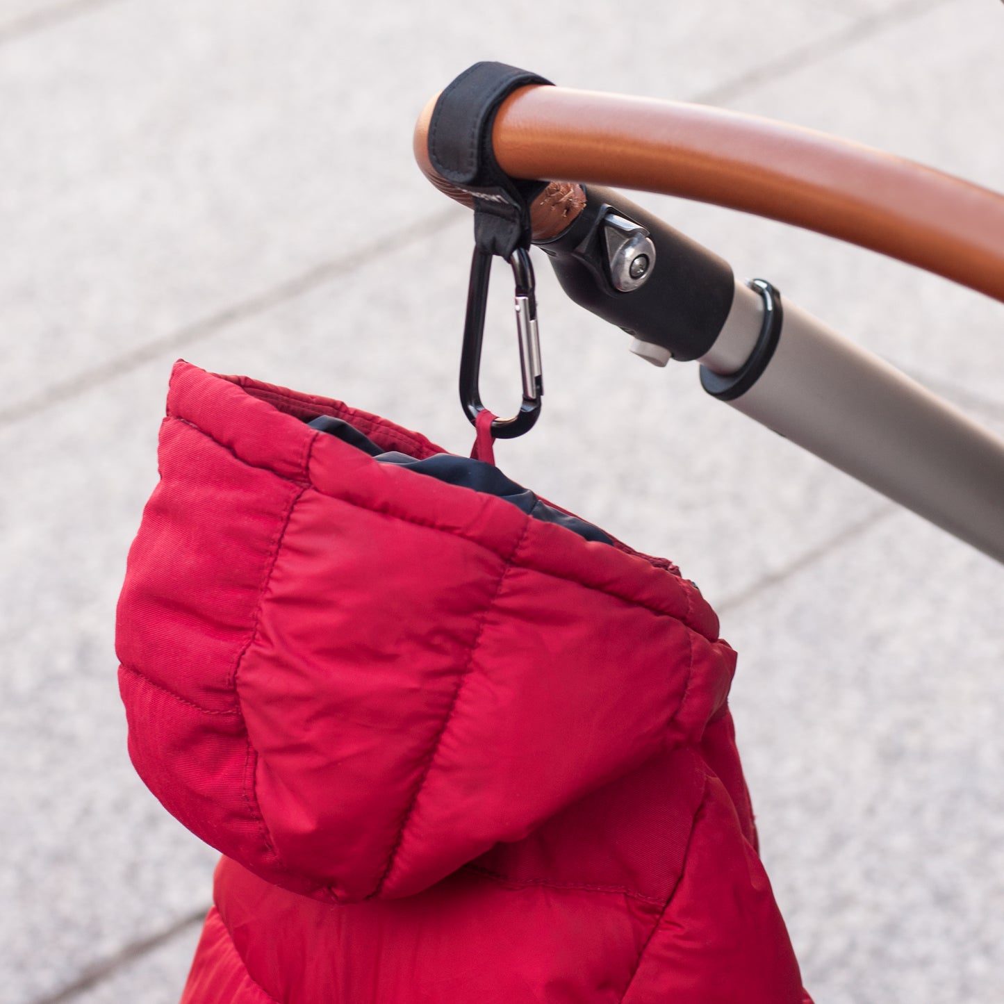 KARABINERHAKEN 2er-Pack für Wickeltaschen & Zubehör, 10kg Tragkraft