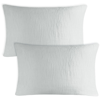 MUSSELIN KISSENBEZUG 2er Set aus 100% Baumwolle - Atmungsaktiv Extra Weich