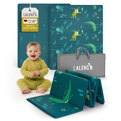 PLAYMAT SINDAL - Krabbelmatte Wasserdichte Spielmatte Faltbar & Isolierend