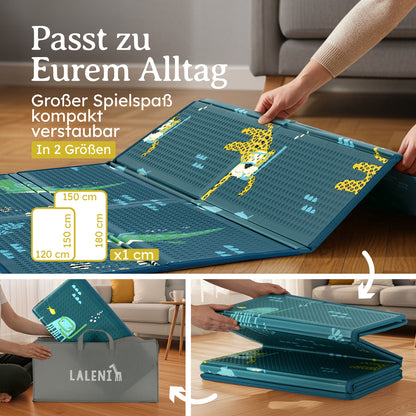 PLAYMAT SINDAL - Krabbelmatte Wasserdichte Spielmatte Faltbar & Isolierend