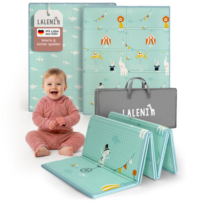 PLAYMAT SINDAL - Krabbelmatte Wasserdichte Spielmatte Faltbar & Isolierend