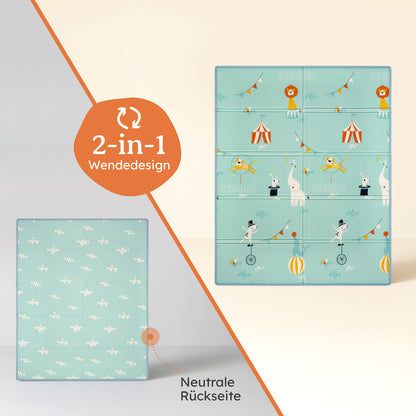 PLAYMAT SINDAL - Krabbelmatte Wasserdichte Spielmatte Faltbar & Isolierend