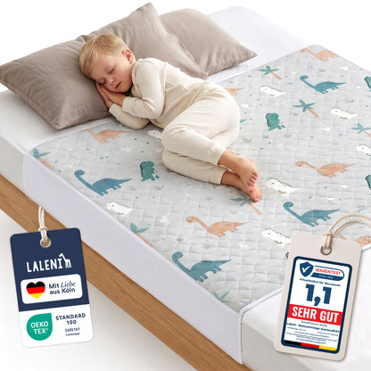 BETTUNTERLAGE für Kinder - wasserdicht, knisterfrei & waschbar bei 95 C°