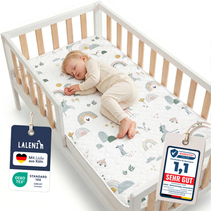 BETTUNTERLAGE für Kinder - wasserdicht, knisterfrei & waschbar bei 95 C°