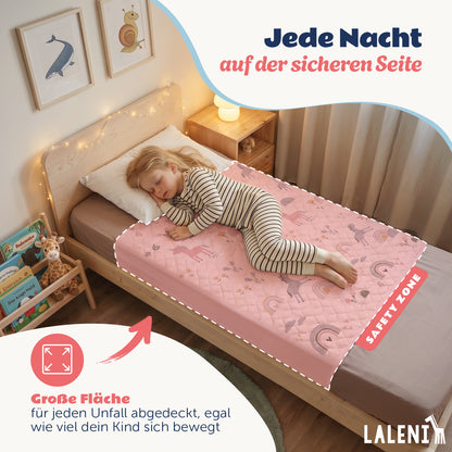 BETTUNTERLAGE für Kinder - wasserdicht, knisterfrei & waschbar bei 95 C°