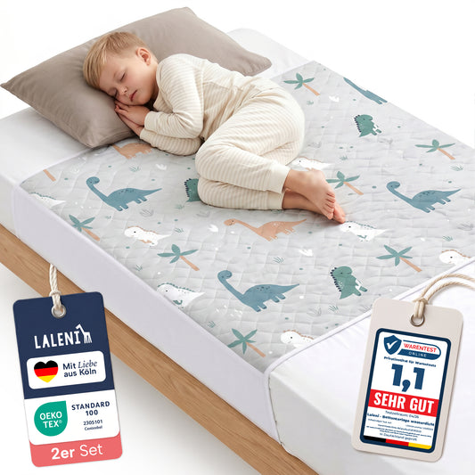 BETTUNTERLAGE für Kinder - wasserdicht, knisterfrei & waschbar bei 95 C°